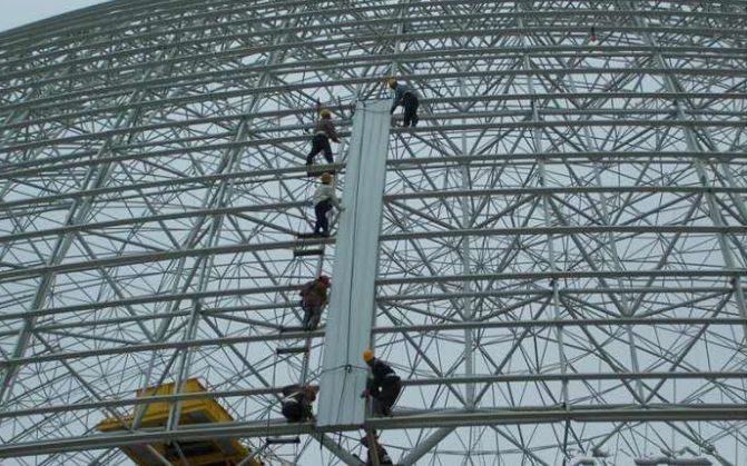 濉溪网架装配好以后应当留神哪八项验收事件